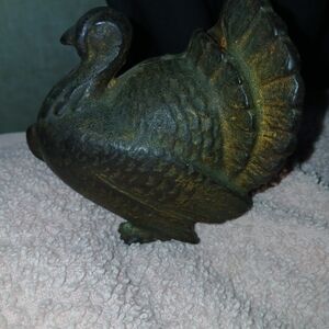 Vintage Cast Iron Turkey Bank